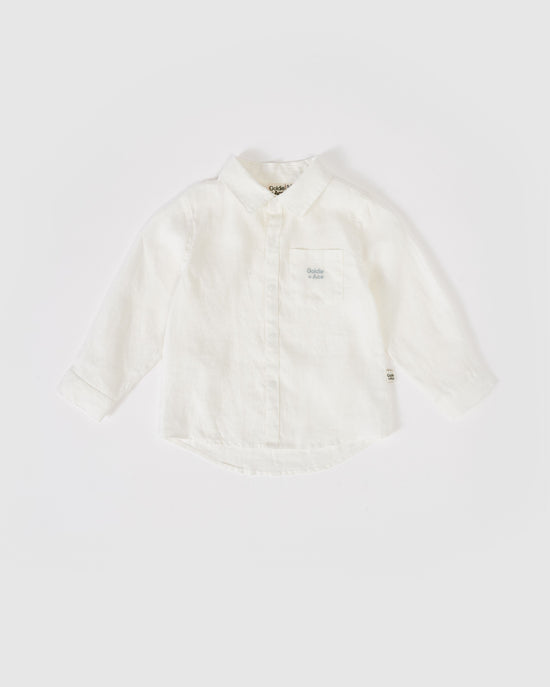 Goldie + Ace - Bondi Linen Shirt (White)