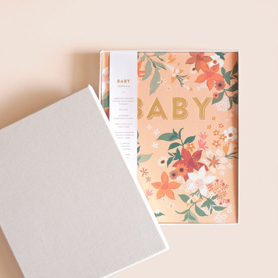 Fox & Fallow - Baby Book Boxed (Floral)