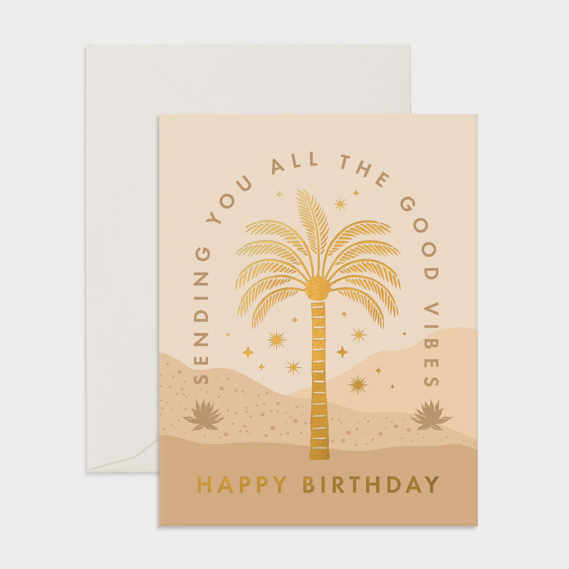 Fox & Fallow - Birthday Vibes Palm Greeting Card