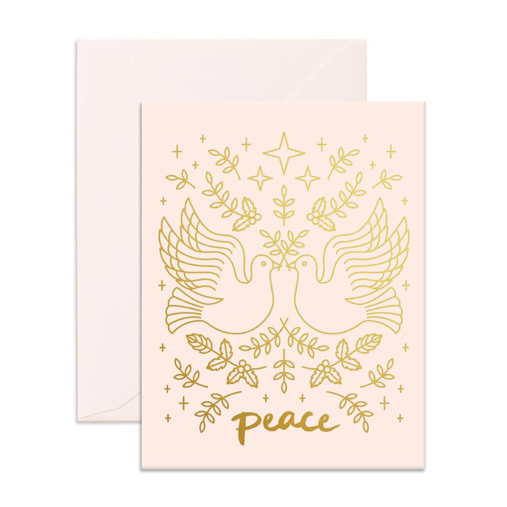 Fox & Fallow - Peace Doves Greeting Card
