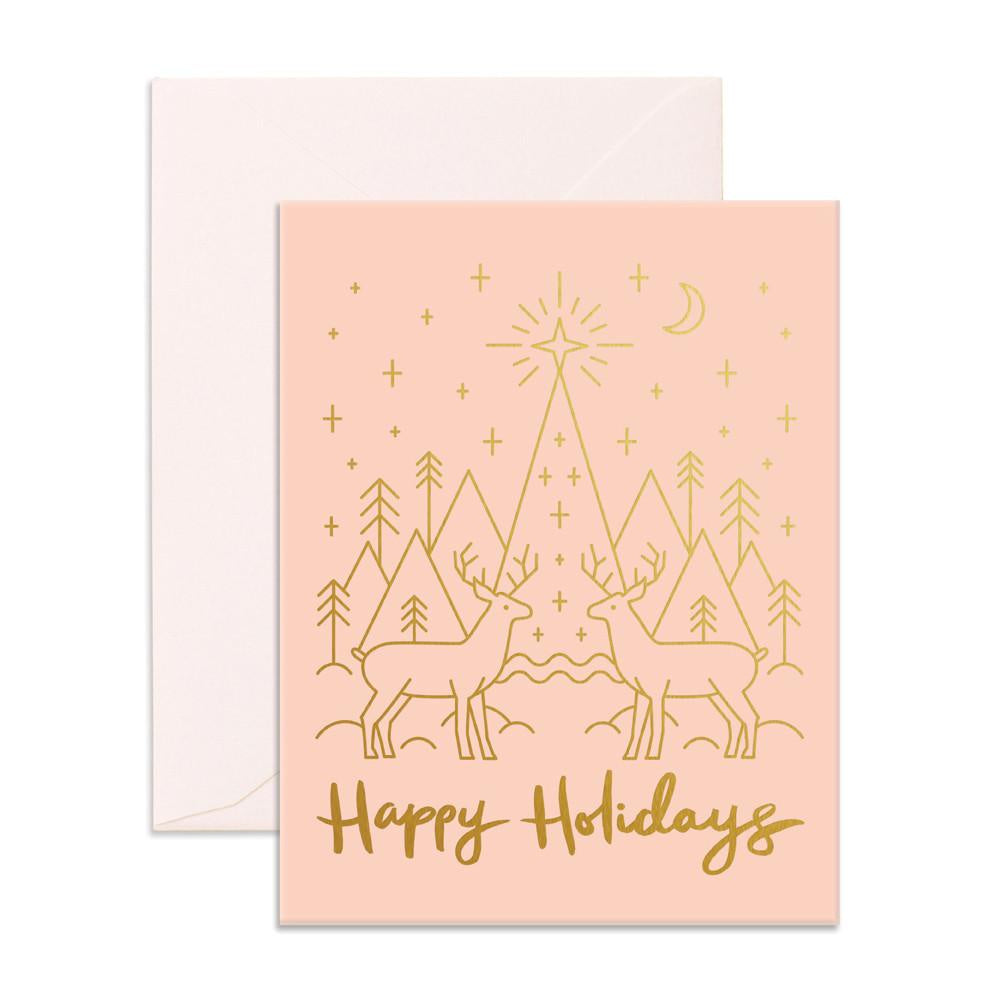 Fox & Fallow - Holiday Reindeer Greeting Card