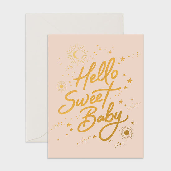 Fox & Fallow - Sweet Baby Stars Greeting Card