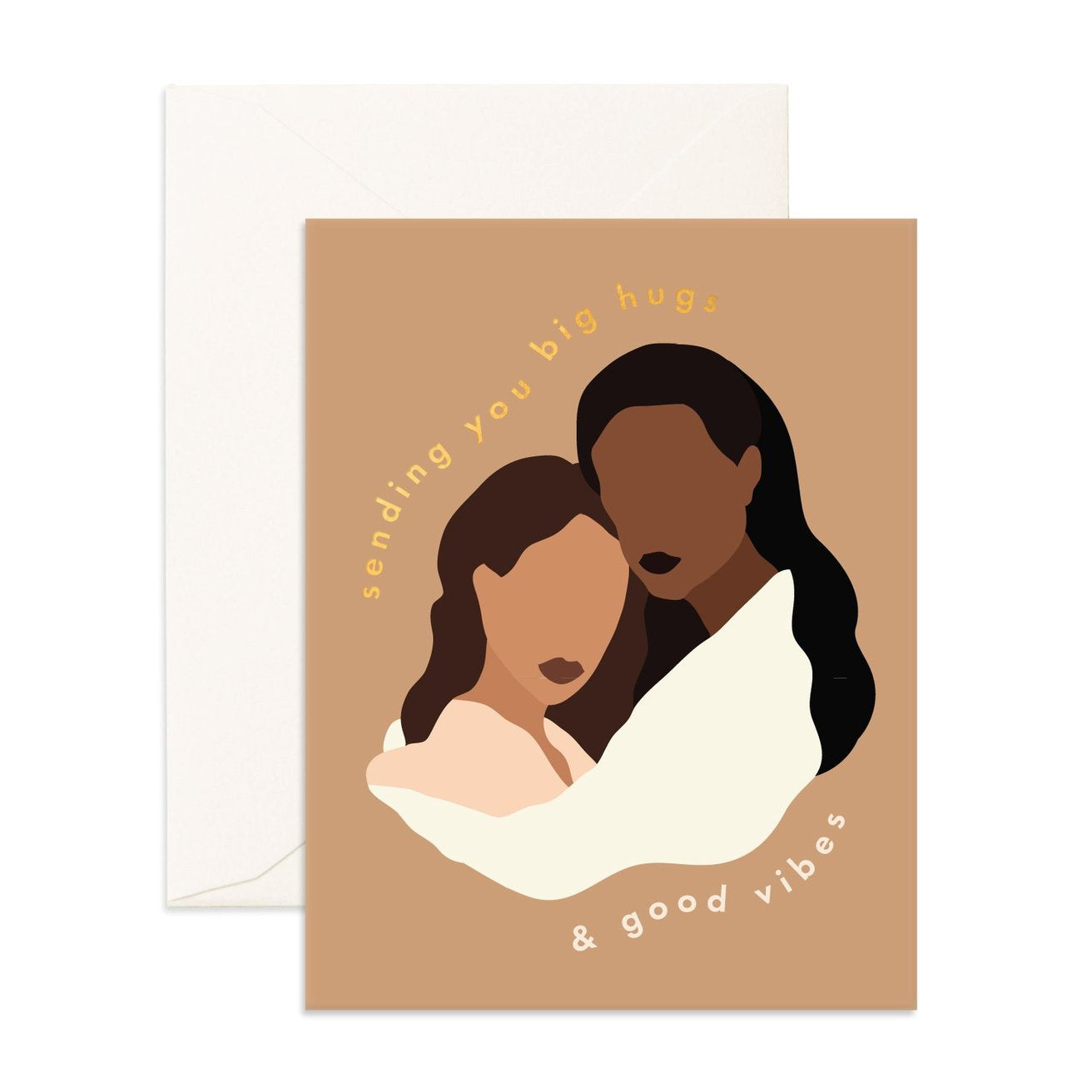 Fox & Fallow - Big Hugs Embrace Greeting Card