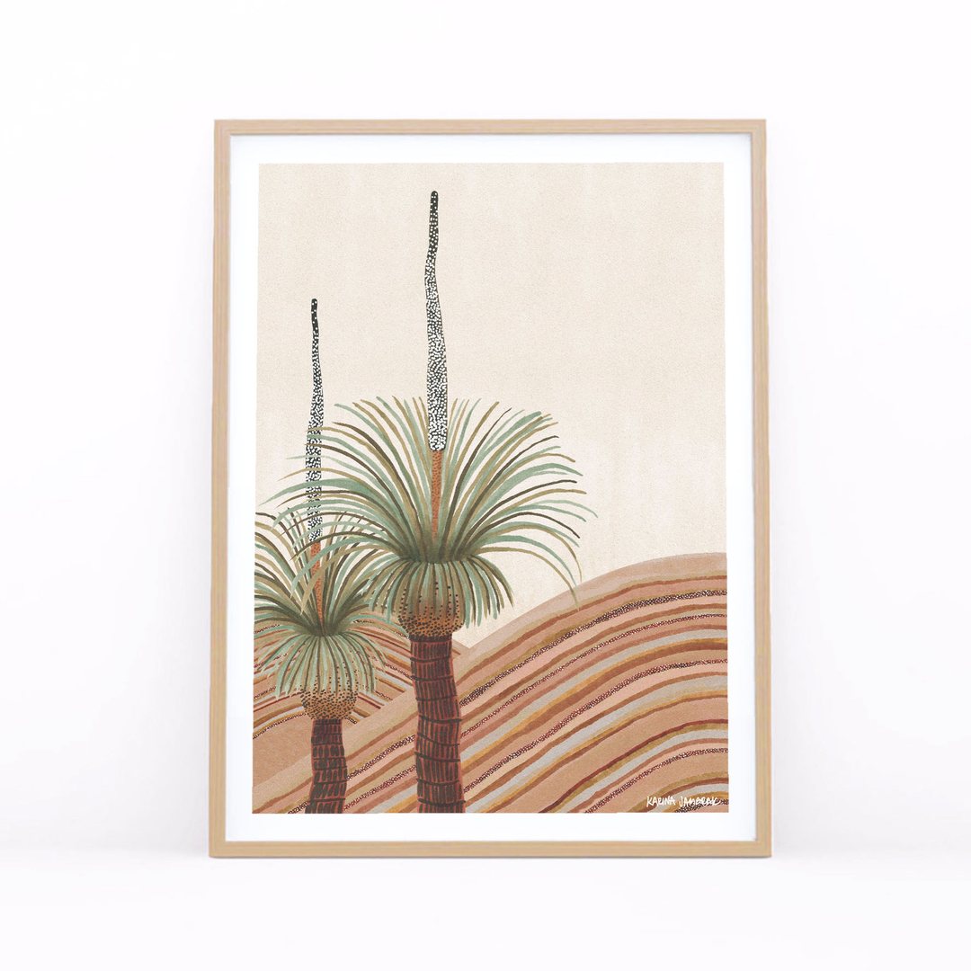 Karina Jambrak - Grass Tree Dunes Fine Art Print (Size Options)