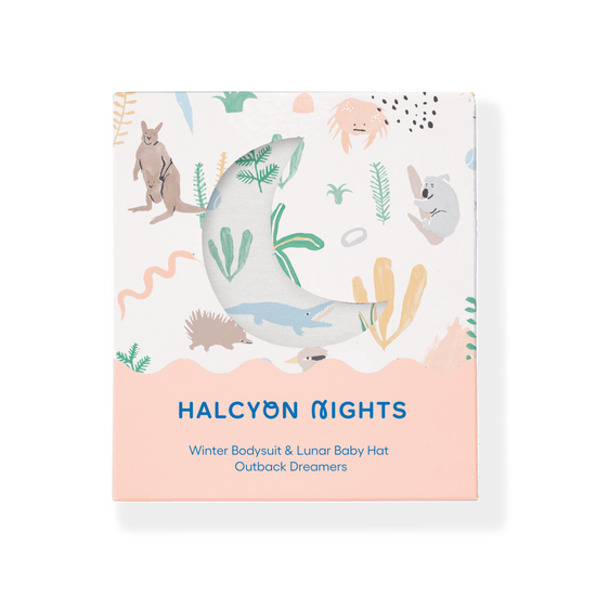 Halcyon Nights  Outback Dreamers Gift Pack - Long Sleeve Body Suit & Hat