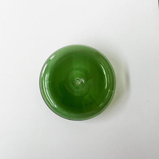 Load image into Gallery viewer, Gentle Habits - Glass Vessel Incense Holder (Green)
