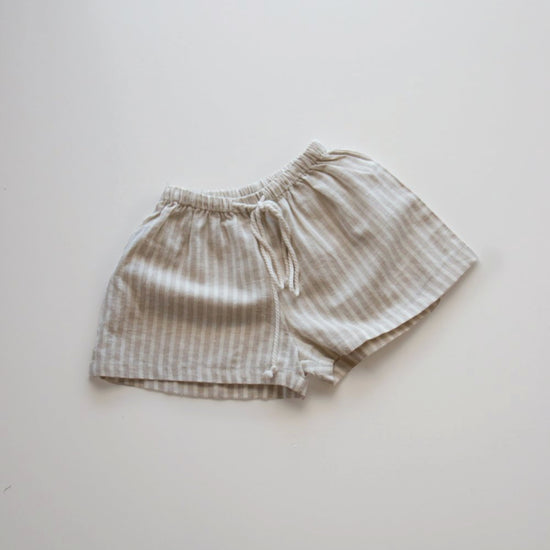 Load image into Gallery viewer, Thea Shorts (Oat Stripe)
