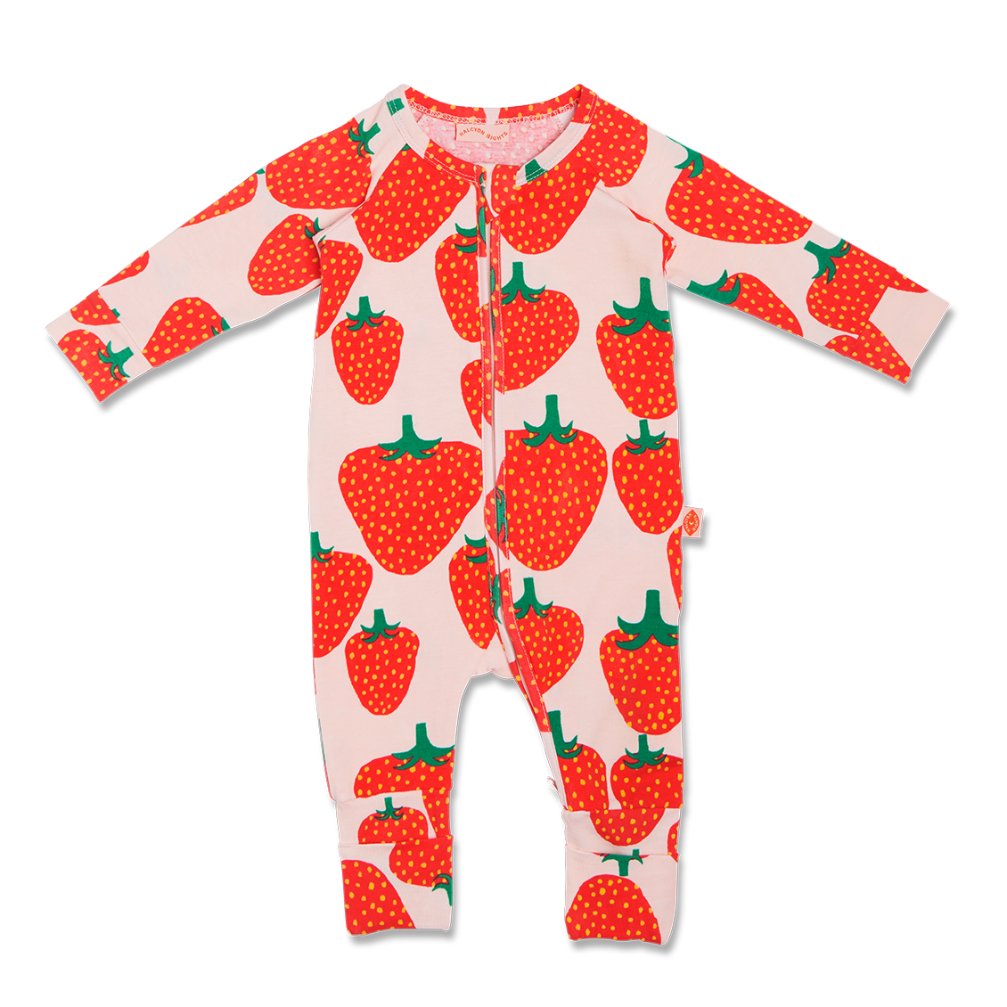 Halcyon Nights - Strawberry Fields Long Sleeve Zip Suit