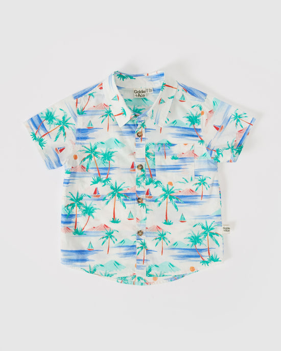 Goldie + Ace - Holiday Cotton Shirt (Paradise White)