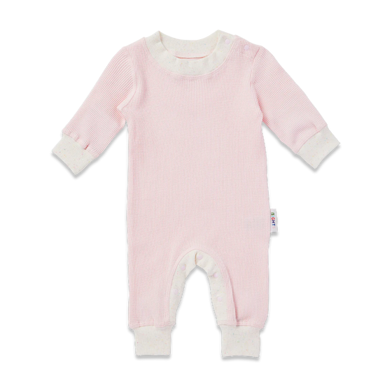 Load image into Gallery viewer, Halcyon Nights - Organic Long Sleeve Jumpsuit (Whisper Pink)

