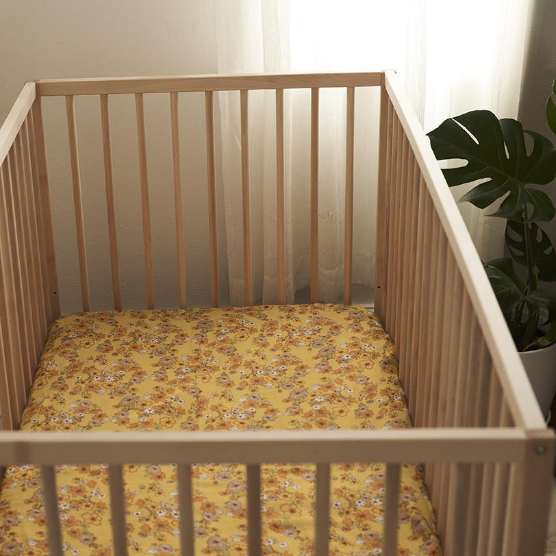 Banabae Organic Bamboo Fitted Cot Sheet - Love Child