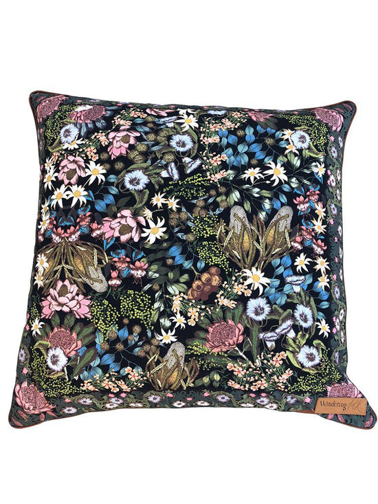 Wandering Folk - Native Wildflower Cushion Cover (Small)