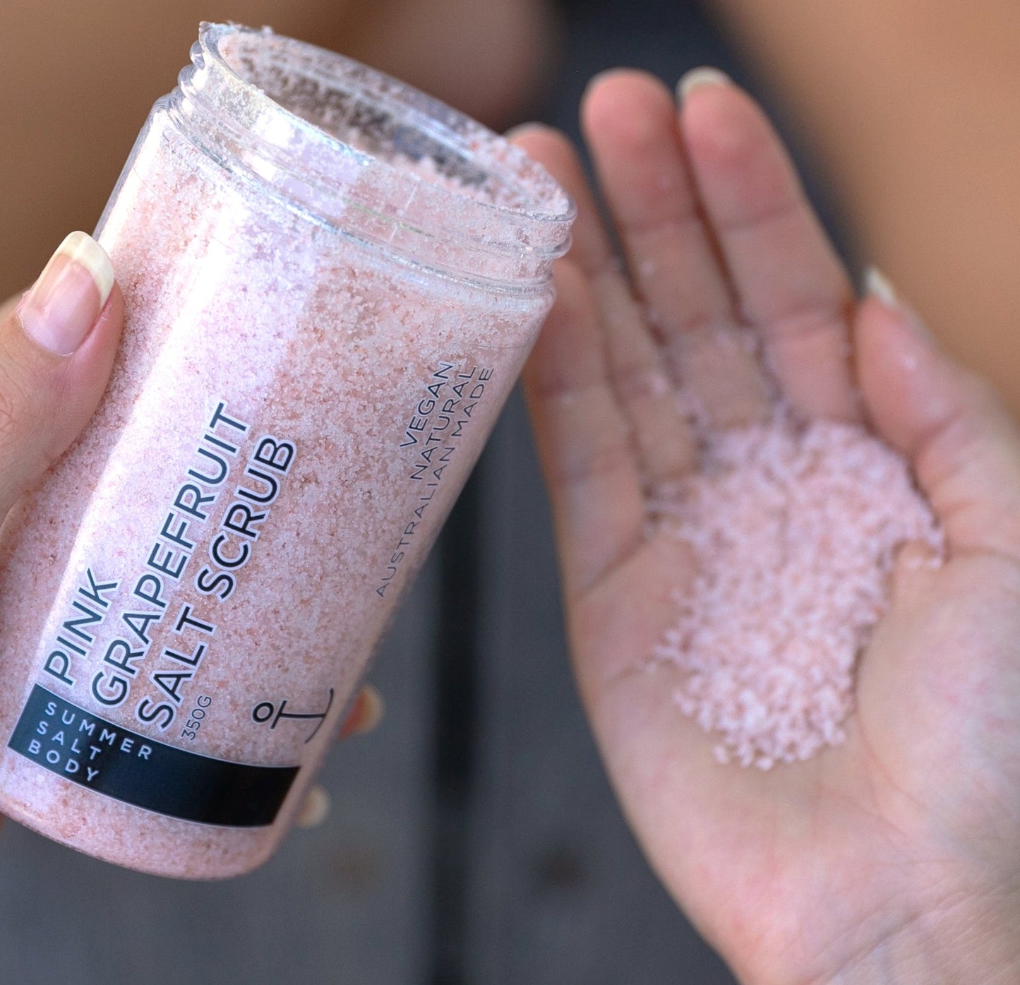 Summer Salt Body - Pink Grapefruit Salt Scrub (350gm)