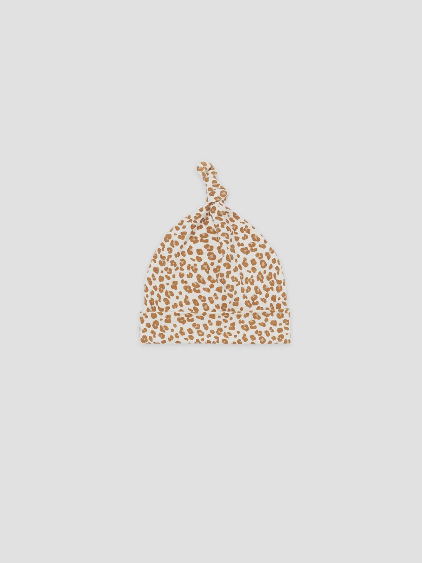 Quincy Mae - Knotted Baby Hat (Cheetah)