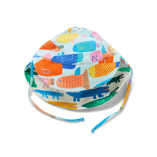 Halcyon Nights - Rainbow Reef Reversible Sun Hat