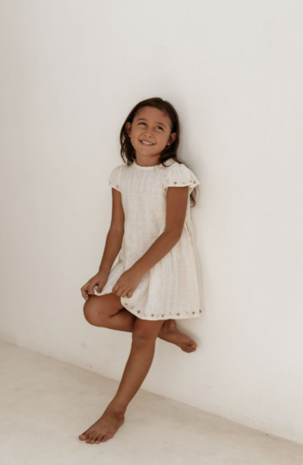 Illoura Blossom Dress - Off White