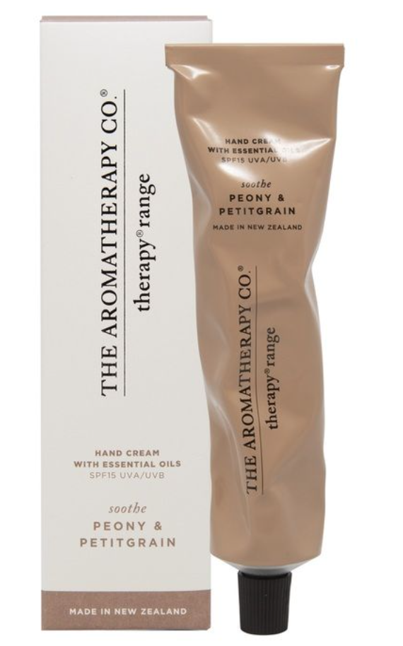 The Aromatherapy Co. - Therapy Hand Cream SPF15 75ml - Soothe - Peony & Petitgrain