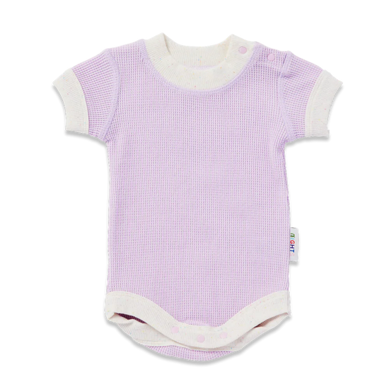 Load image into Gallery viewer, Halcyon Nights - Organic Short Sleeve Bodysuit (Lovely Lilac)
