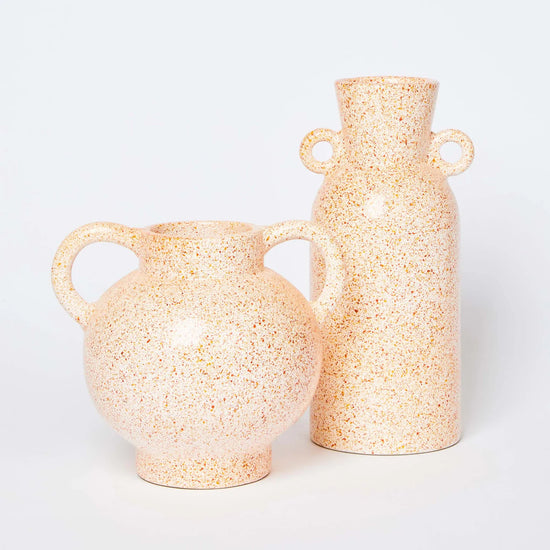 Bonnie & Neil - Short Vase (Speckle Amber)