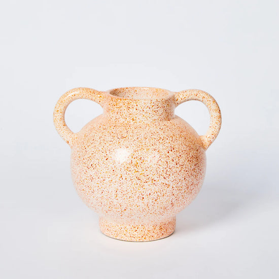 Bonnie & Neil - Short Vase (Speckle Amber)