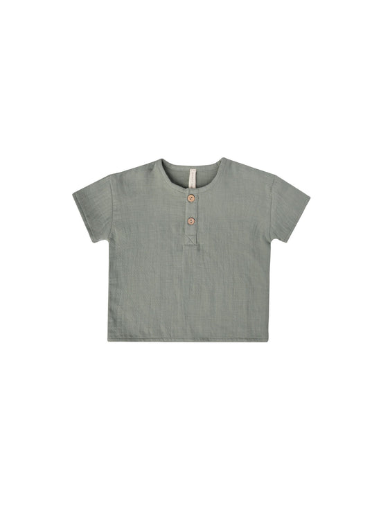 Load image into Gallery viewer, Quincy Mae - Henry Top (Sea Green)

