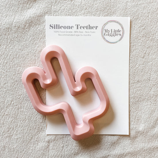 My Little Giggles - Cactus Teether (Blush)