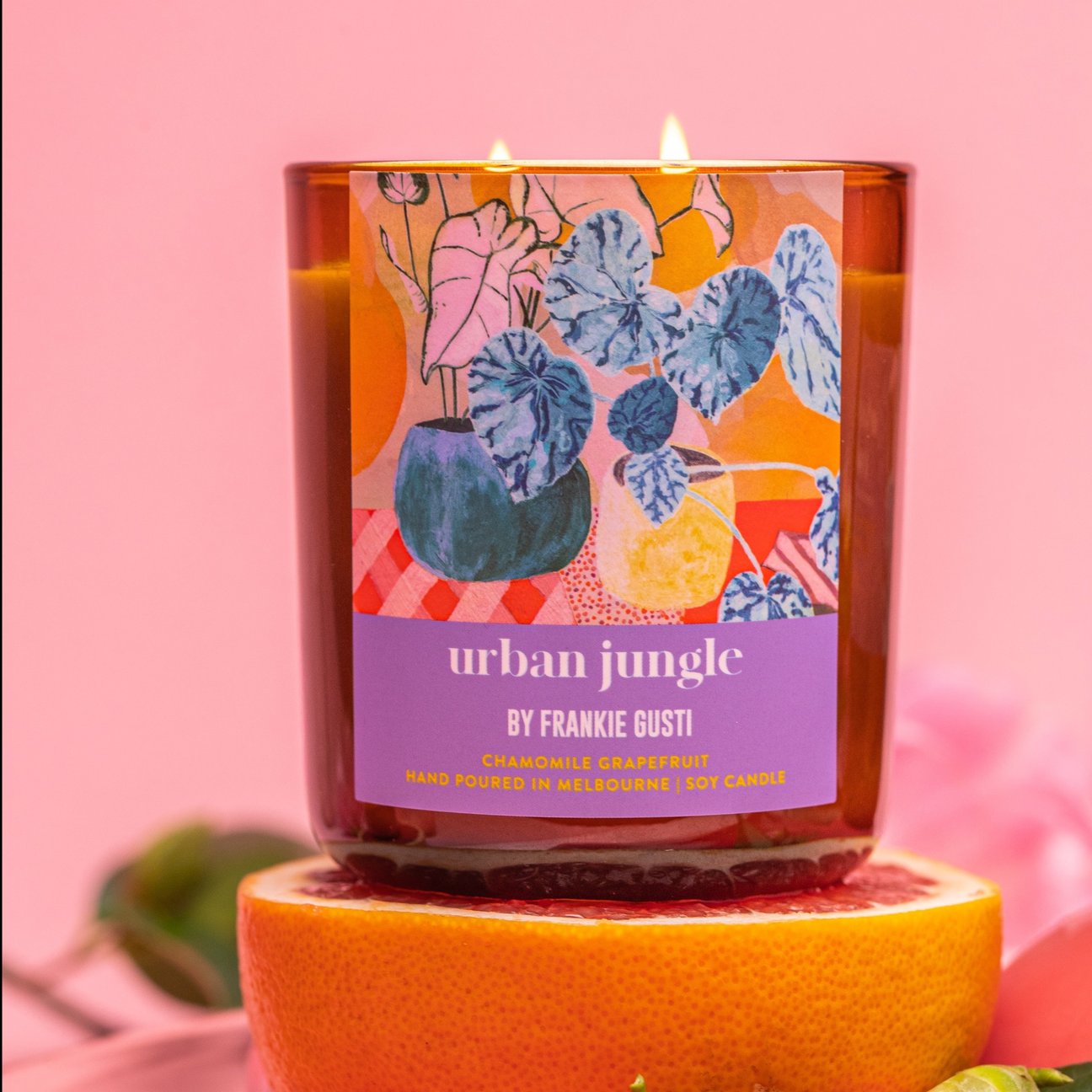 Frankie Gusti - Urban Jungle Chamomile Grapefruit Candle