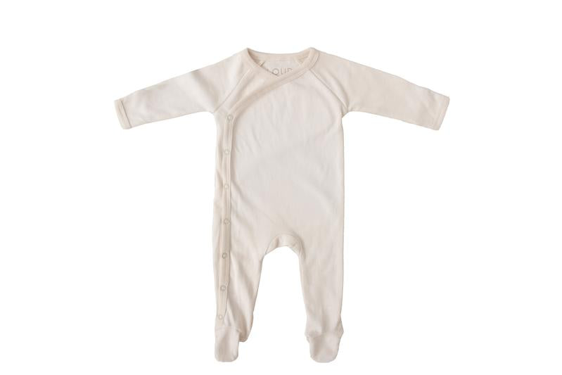 Illoura Footed Romper - Natural