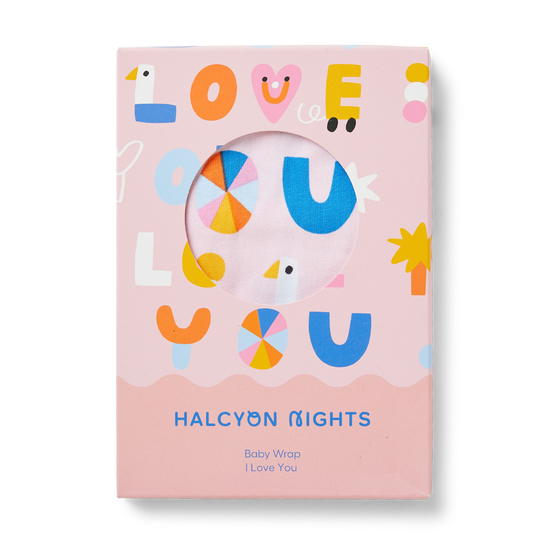 Halcyon Nights - I Love You Baby Wrap (Blush)