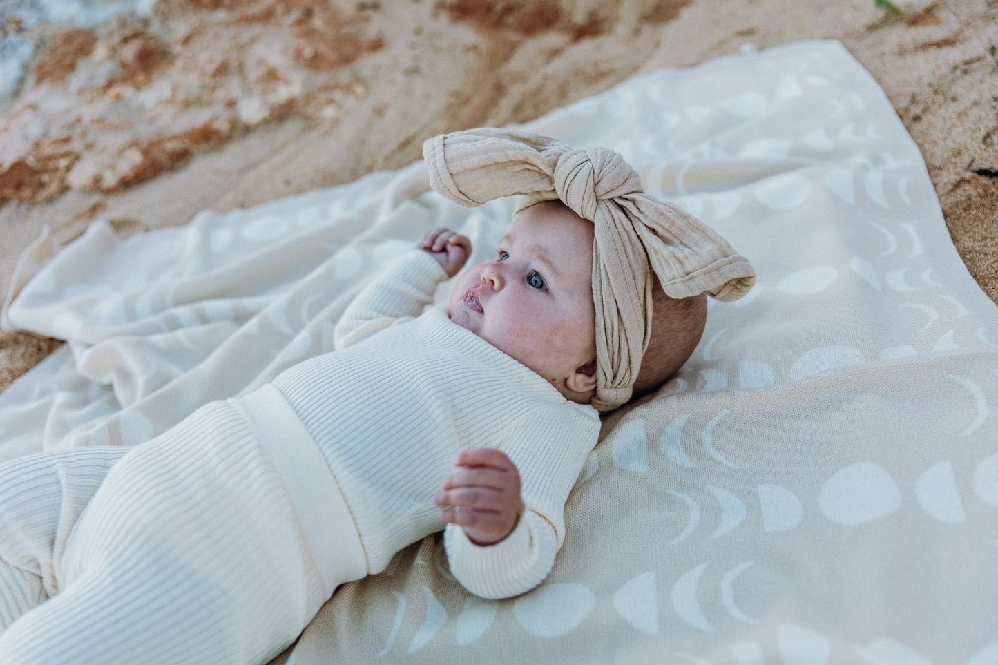 Grown - Lunar Baby Blanket (Natural)