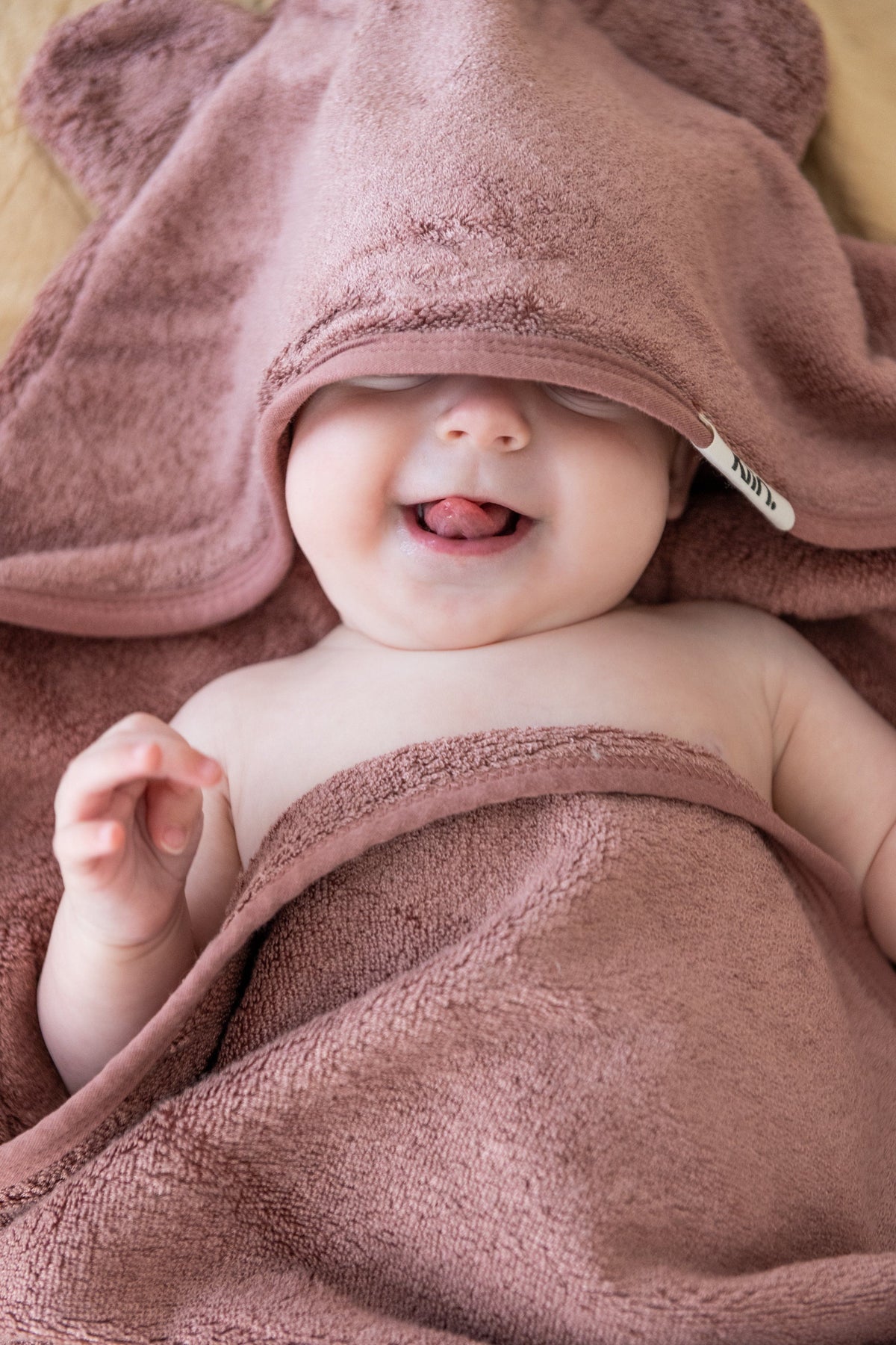 Kiin - Baby Hooded Towel (Heather)