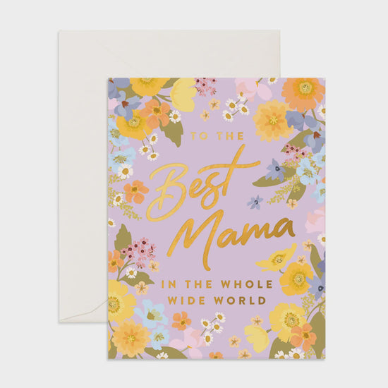 Fox & Fallow - Best Mama World Spring Greeting Card
