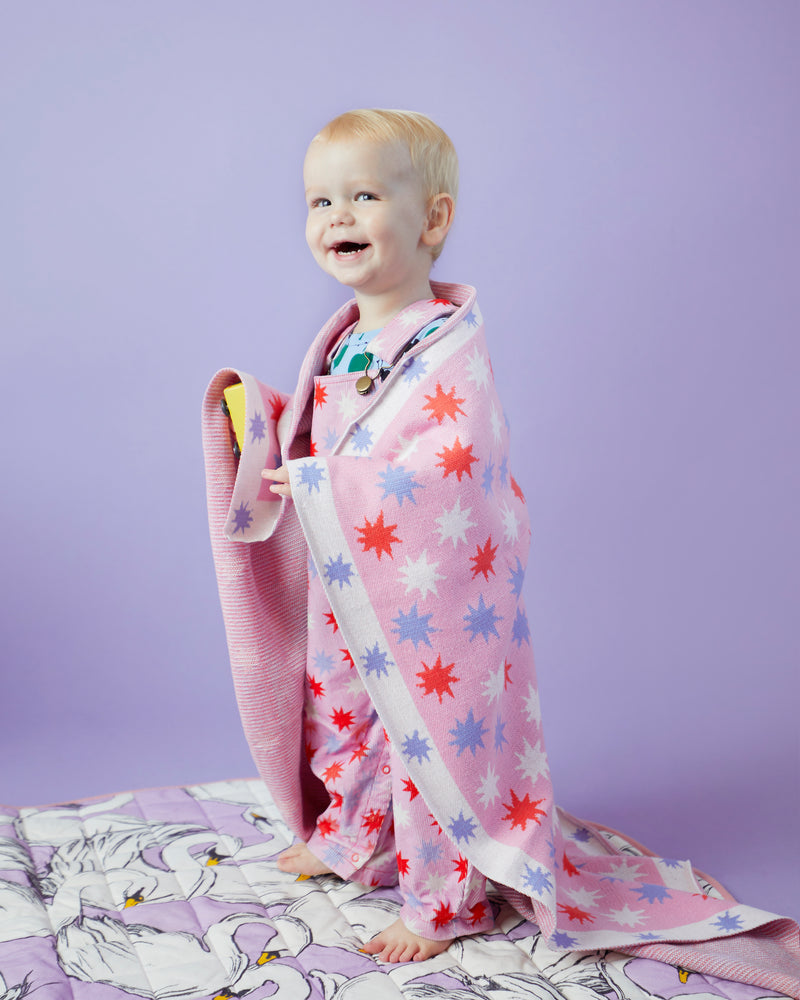 Kip & Co - Be a Star Cotton Knitted Blanket