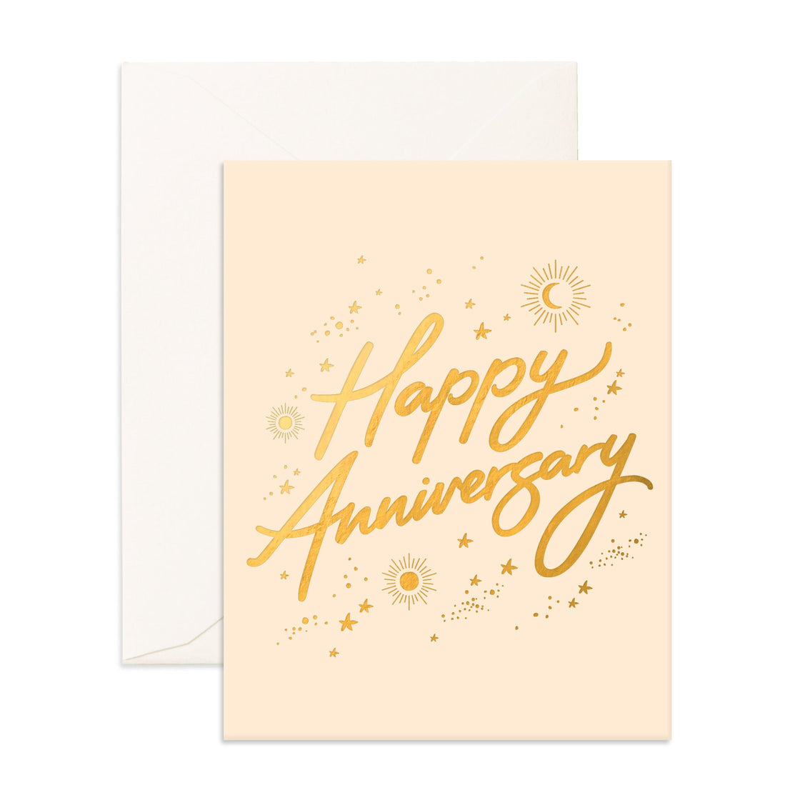Load image into Gallery viewer, Fox &amp;amp; Fallow - Anniversary Stars Greeting Card
