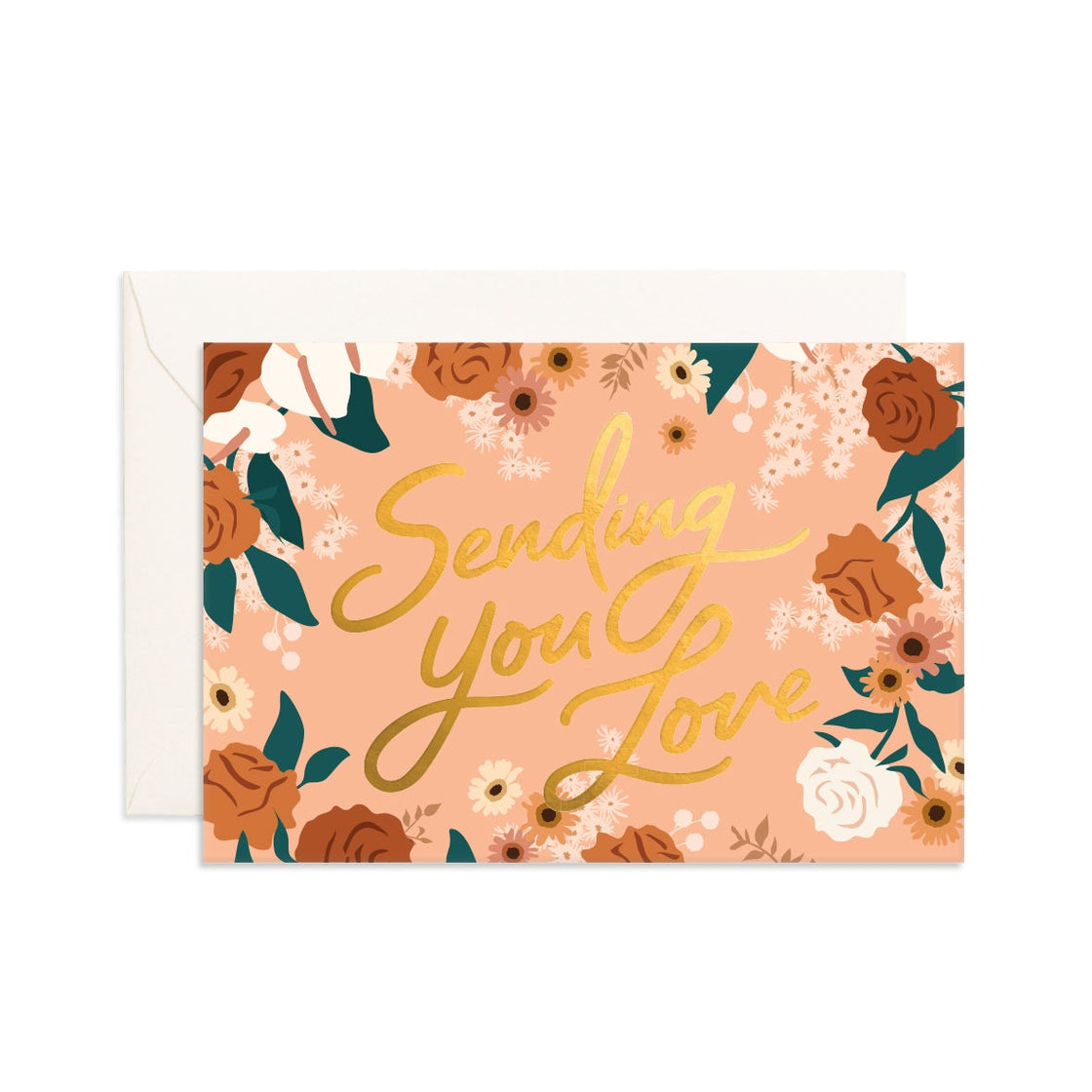 Fox & Fallow - Sending Love Mini Greeting Card