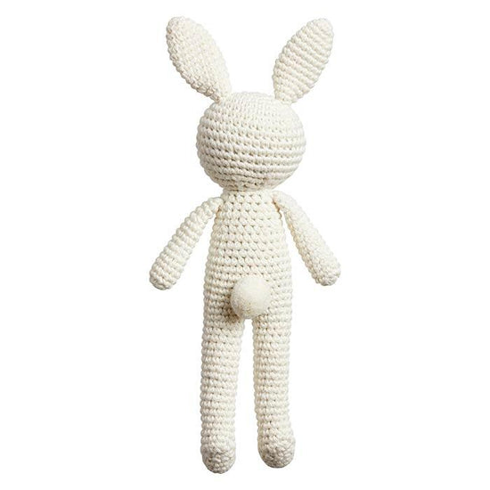 Load image into Gallery viewer, Mini Bunny Rattle - Neutral
