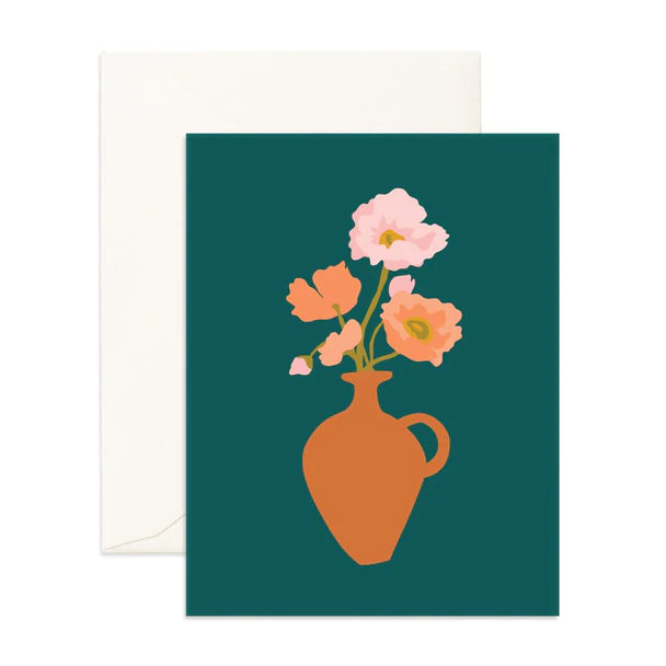 Fox & Fallow - Muse Poppies Greeting Card