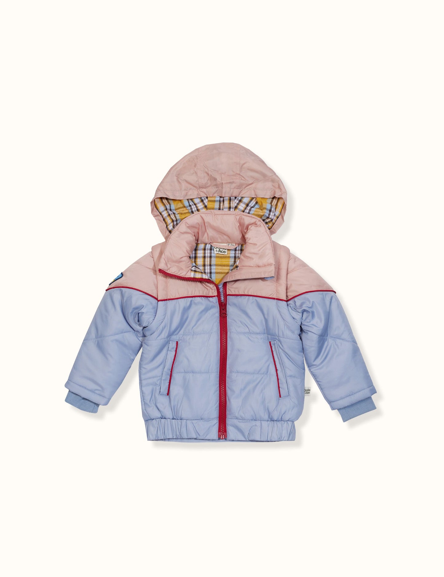 Load image into Gallery viewer, Goldie + Ace - Stevie Vintage Parka w/ Zip Off Sleeves (Sky Blush)
