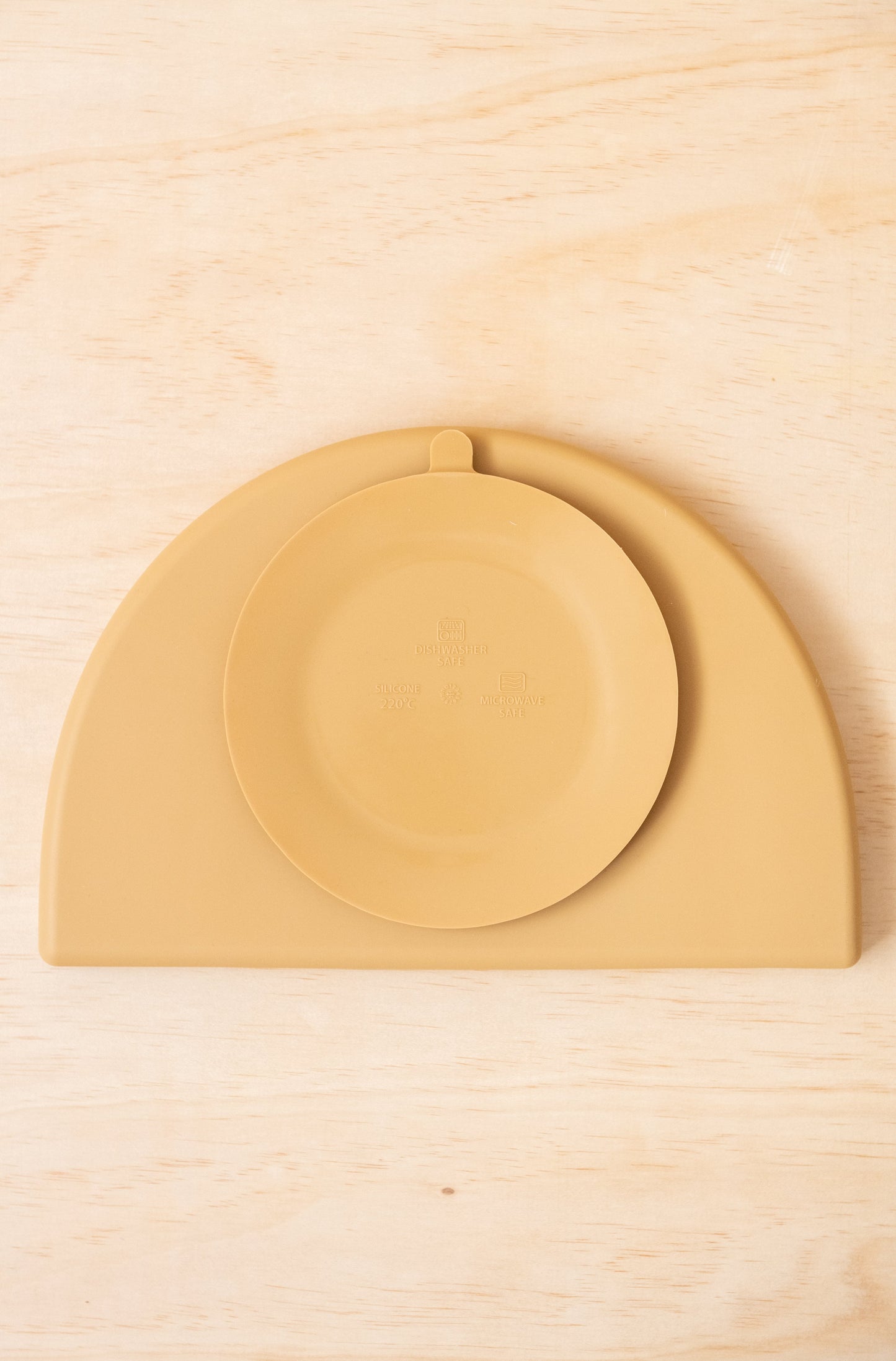 Kiin - Silicone Divided Plate (Tan)