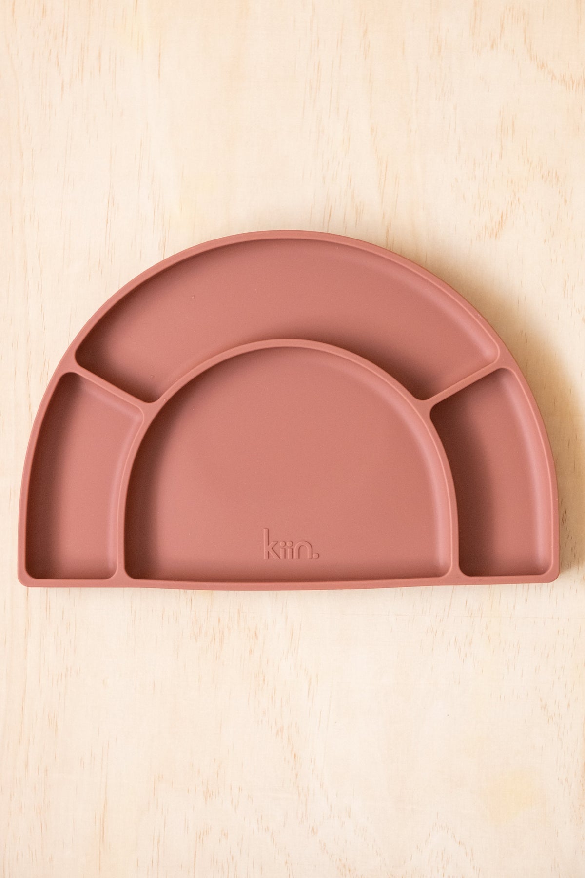 Kiin - Silicone Divided Plate (Rosewood)